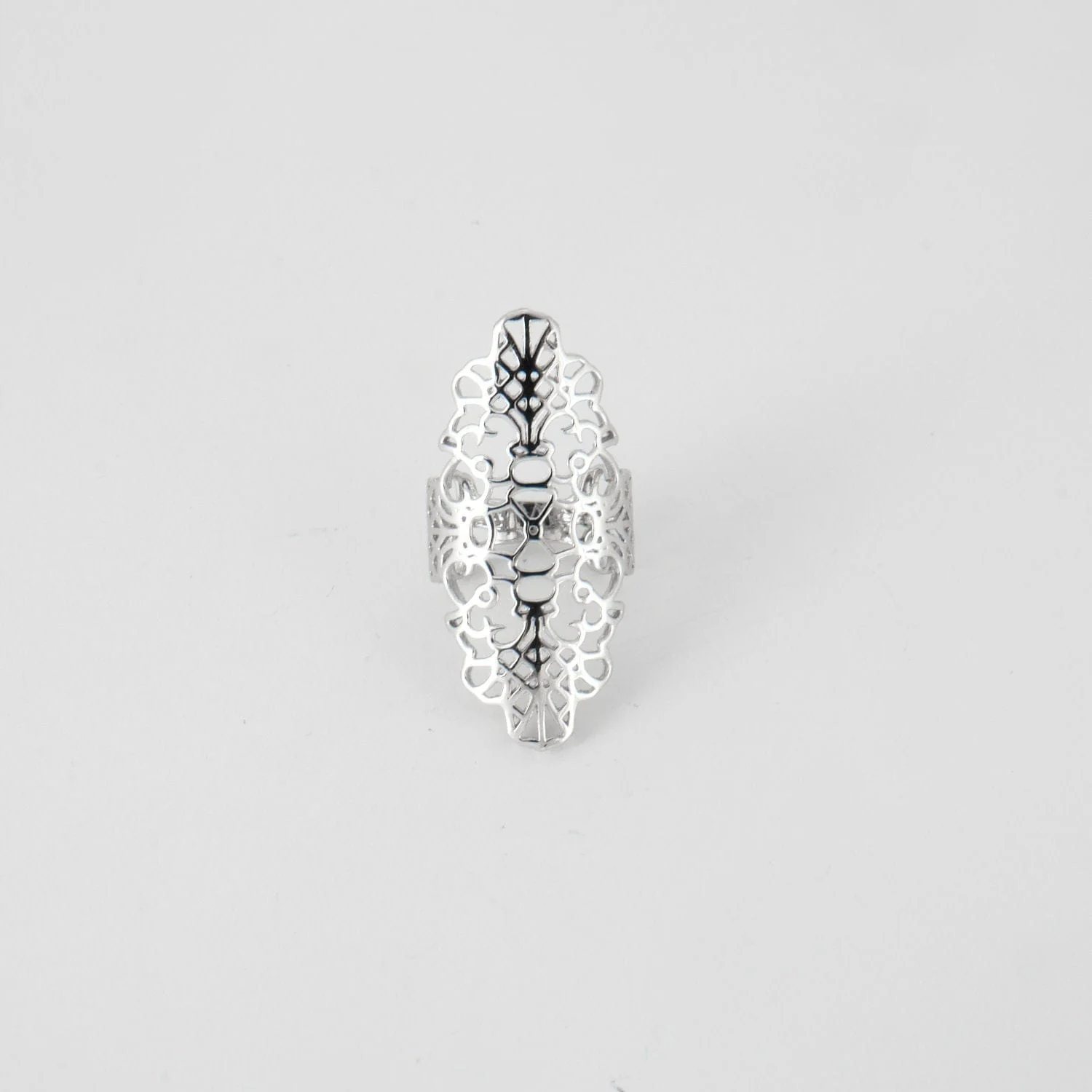 White gold lace ring - Image 6