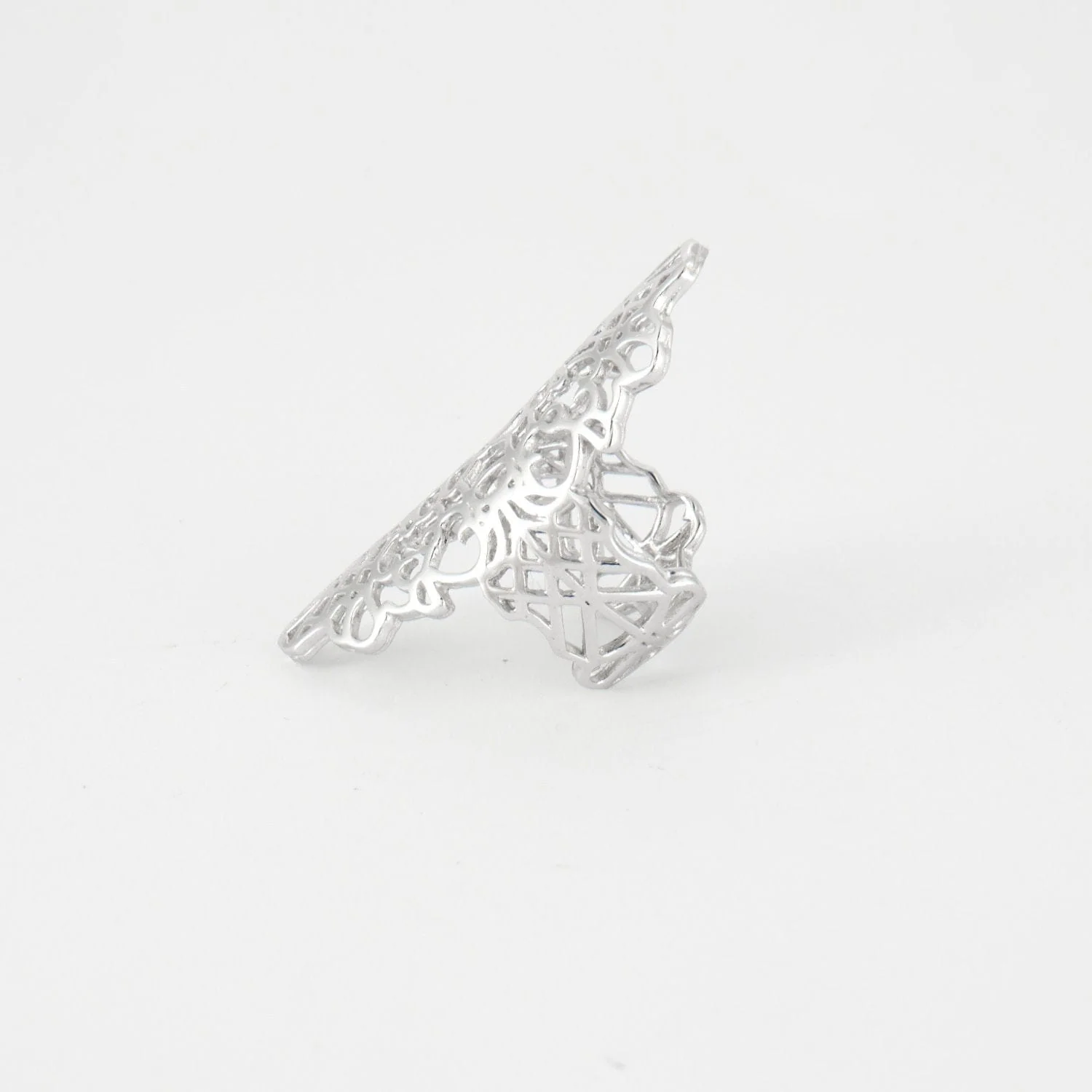 White gold lace ring - Image 7