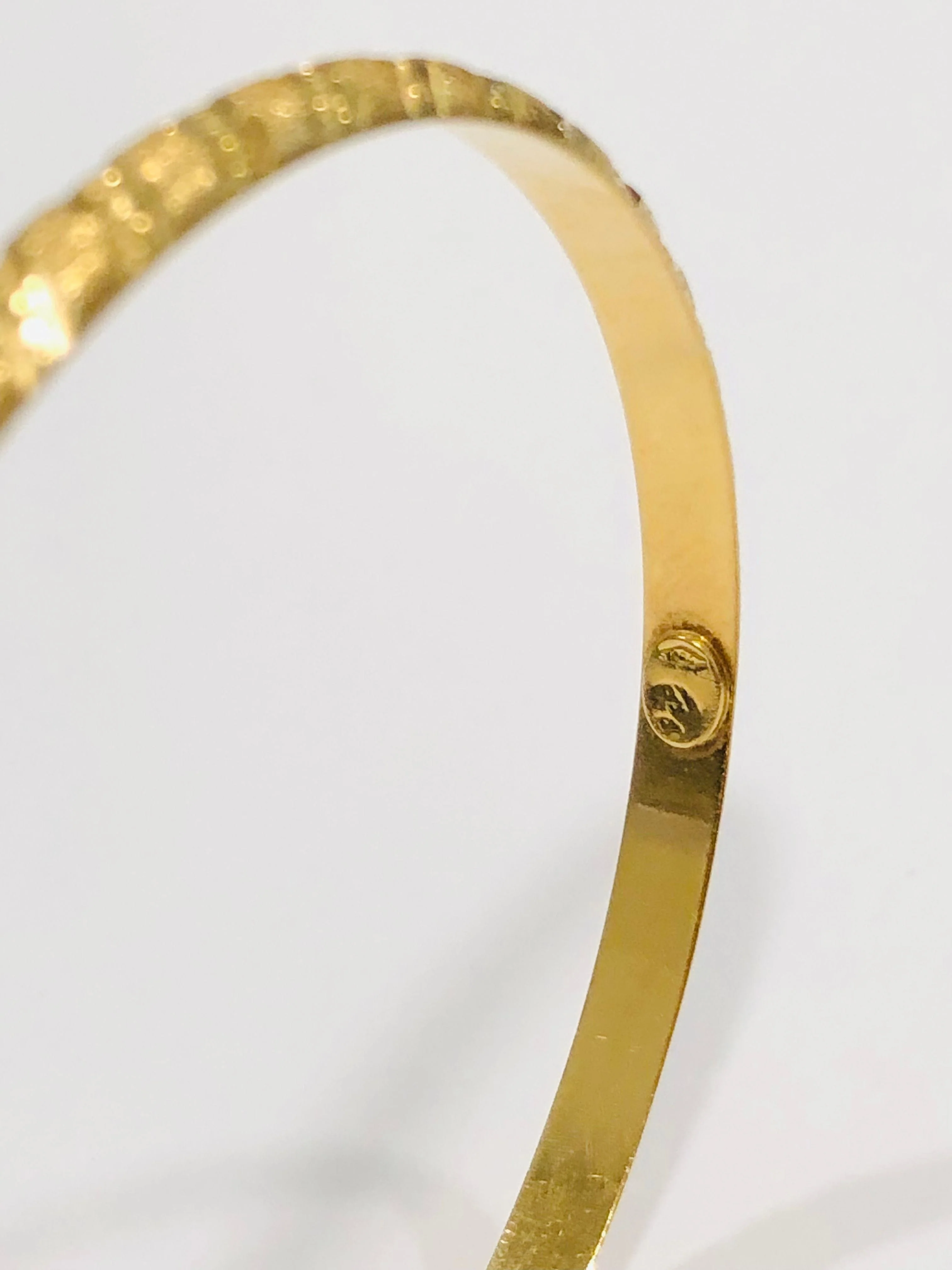 Chiseled bangle bracelet - Image 3