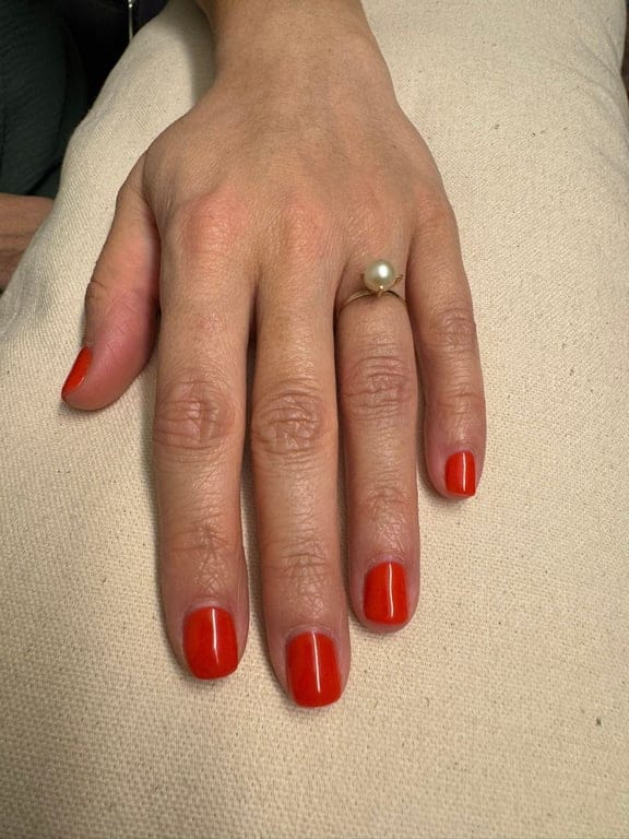 Yellow gold and pearl ring - Image 3