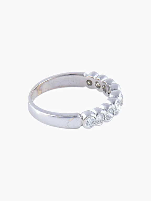 Diamond Half Wedding Ring - Image 2