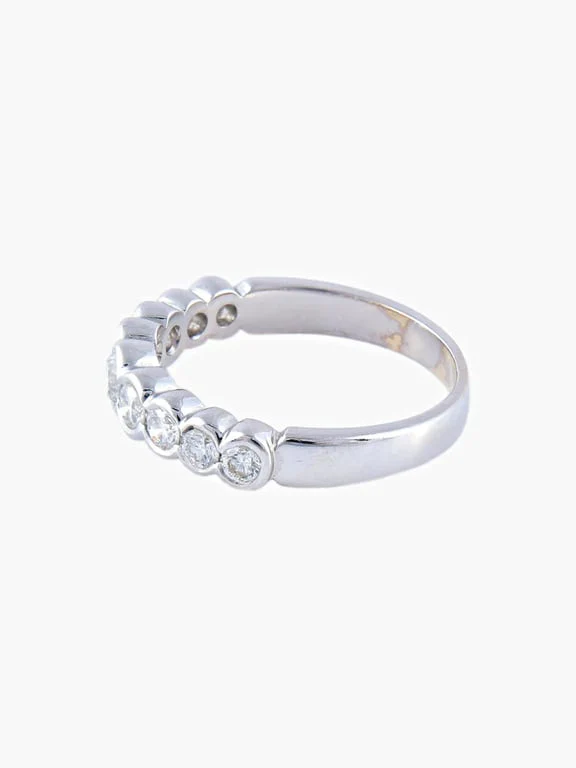 Diamond Half Wedding Ring - Image 3