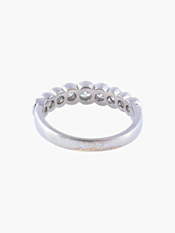 Diamond Half Wedding Ring - Image 4