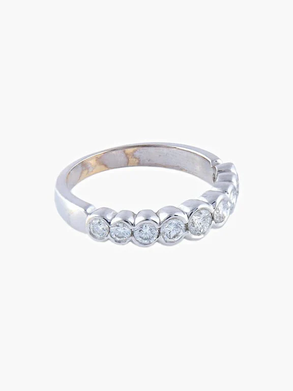 Diamond Half Wedding Ring - Image 5