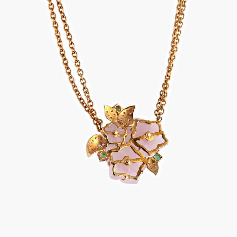 Three Flower Necklace - Image 4