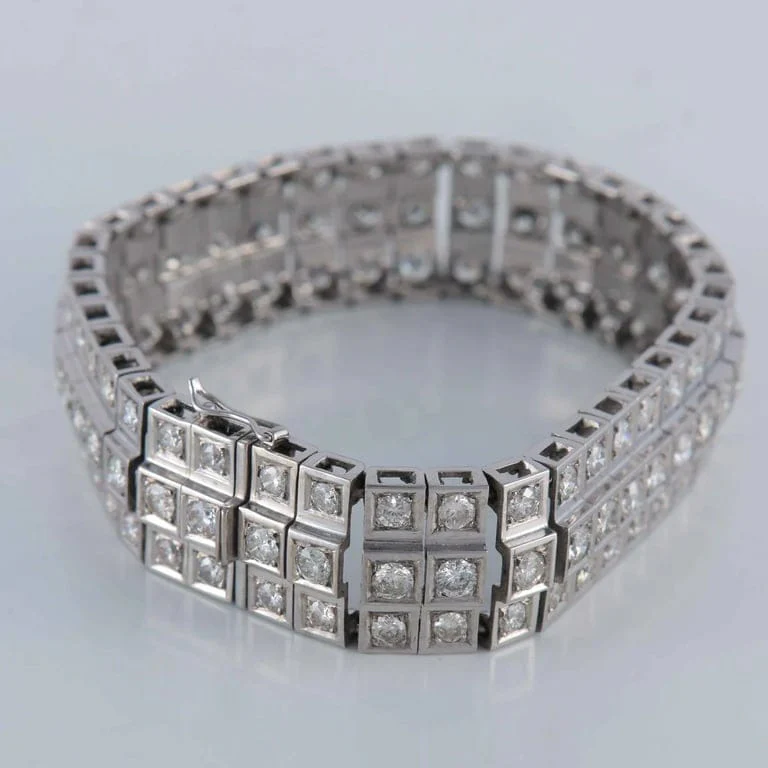 Diamond line bracelet - Image 2