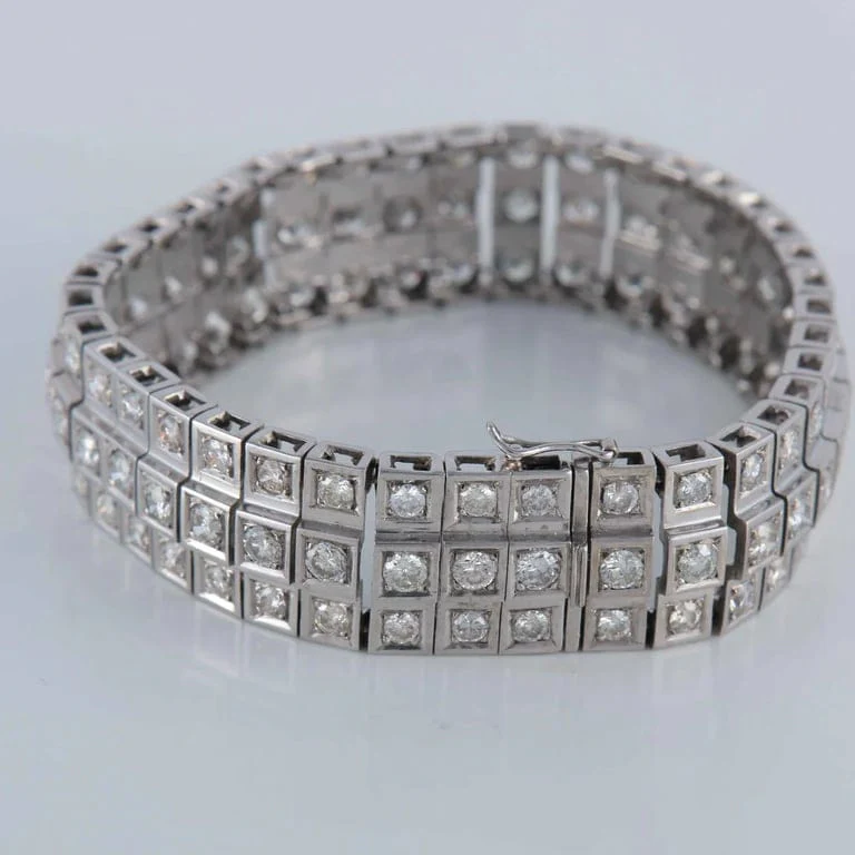 Diamond line bracelet - Image 3
