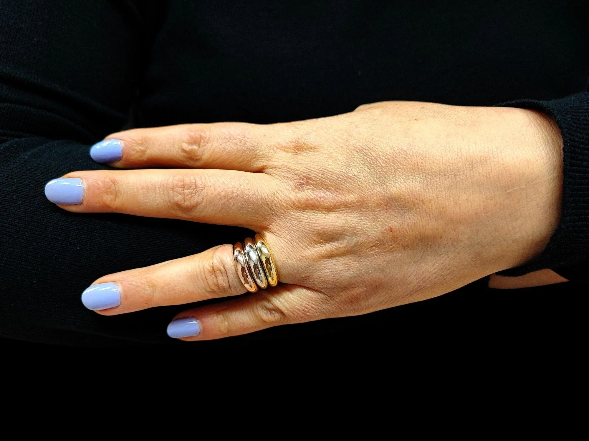 3 gold bangle ring - Image 2