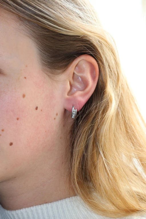 Diamond earrings - Image 3