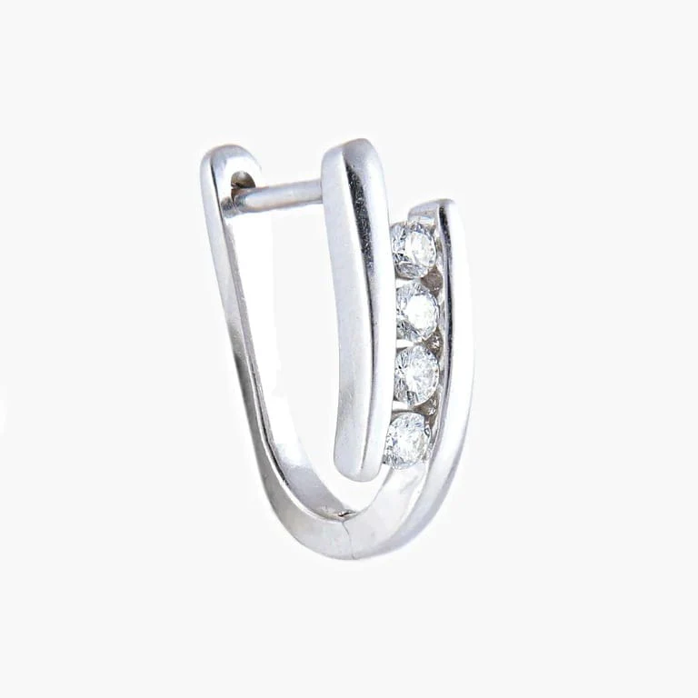 Diamond earrings - Image 4