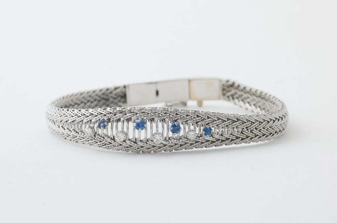 Sapphire diamond bracelet - Image 7