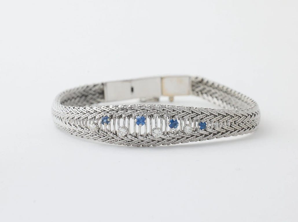 Sapphire diamond bracelet - Image 8
