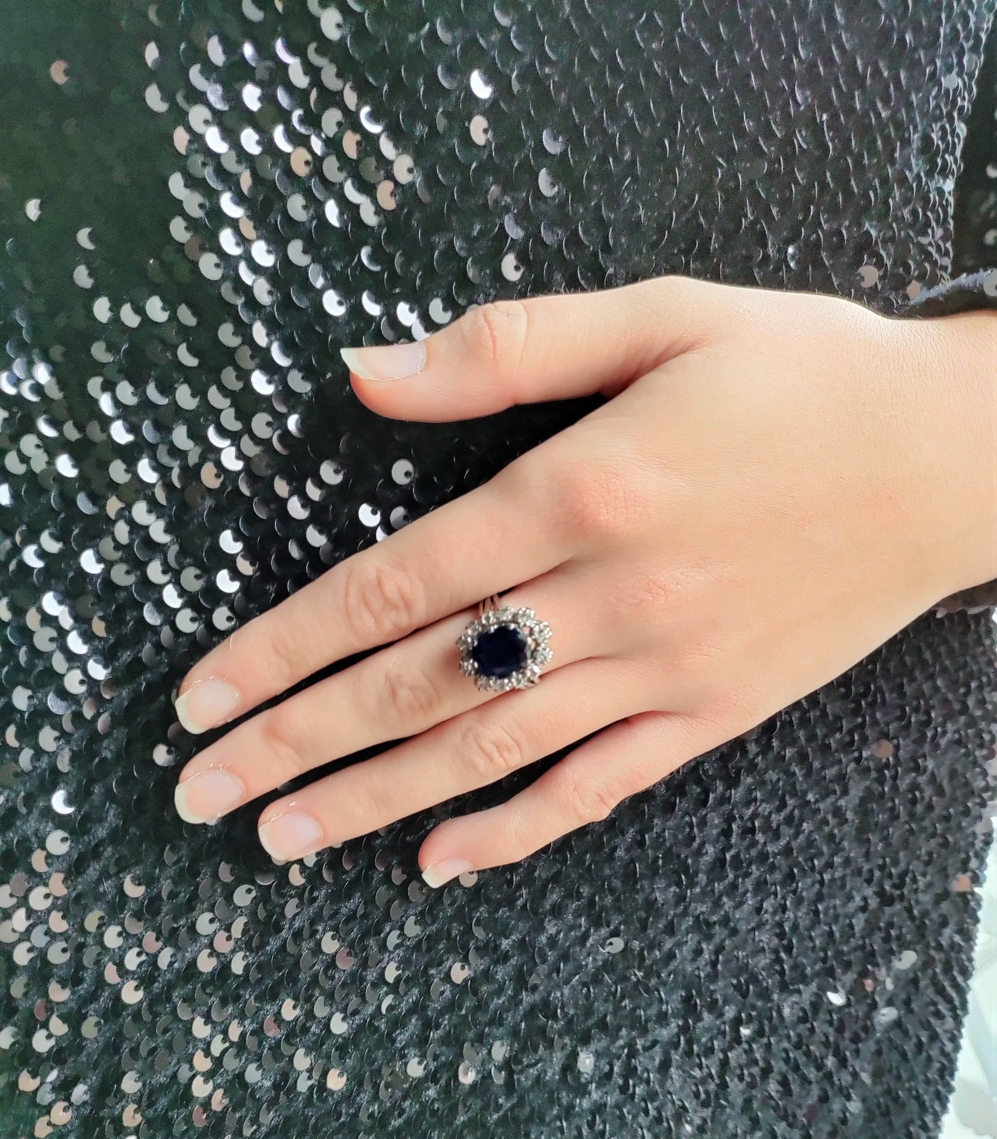 Ring Daisy Sapphire - Image 2