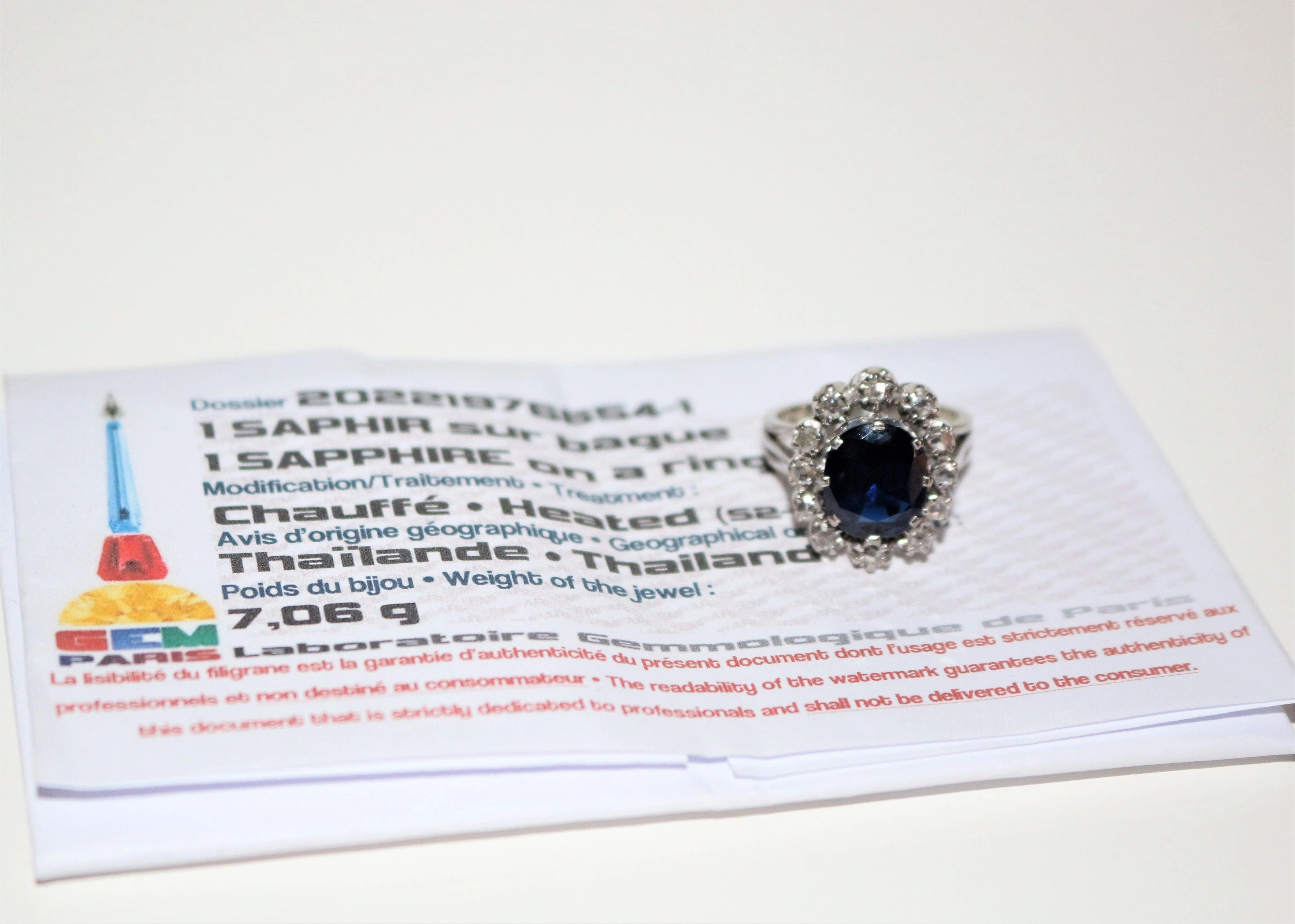 Ring Daisy Sapphire - Image 6