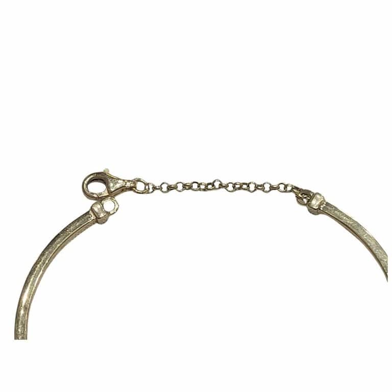 18k yellow gold bracelet and amethyst  - Image 3