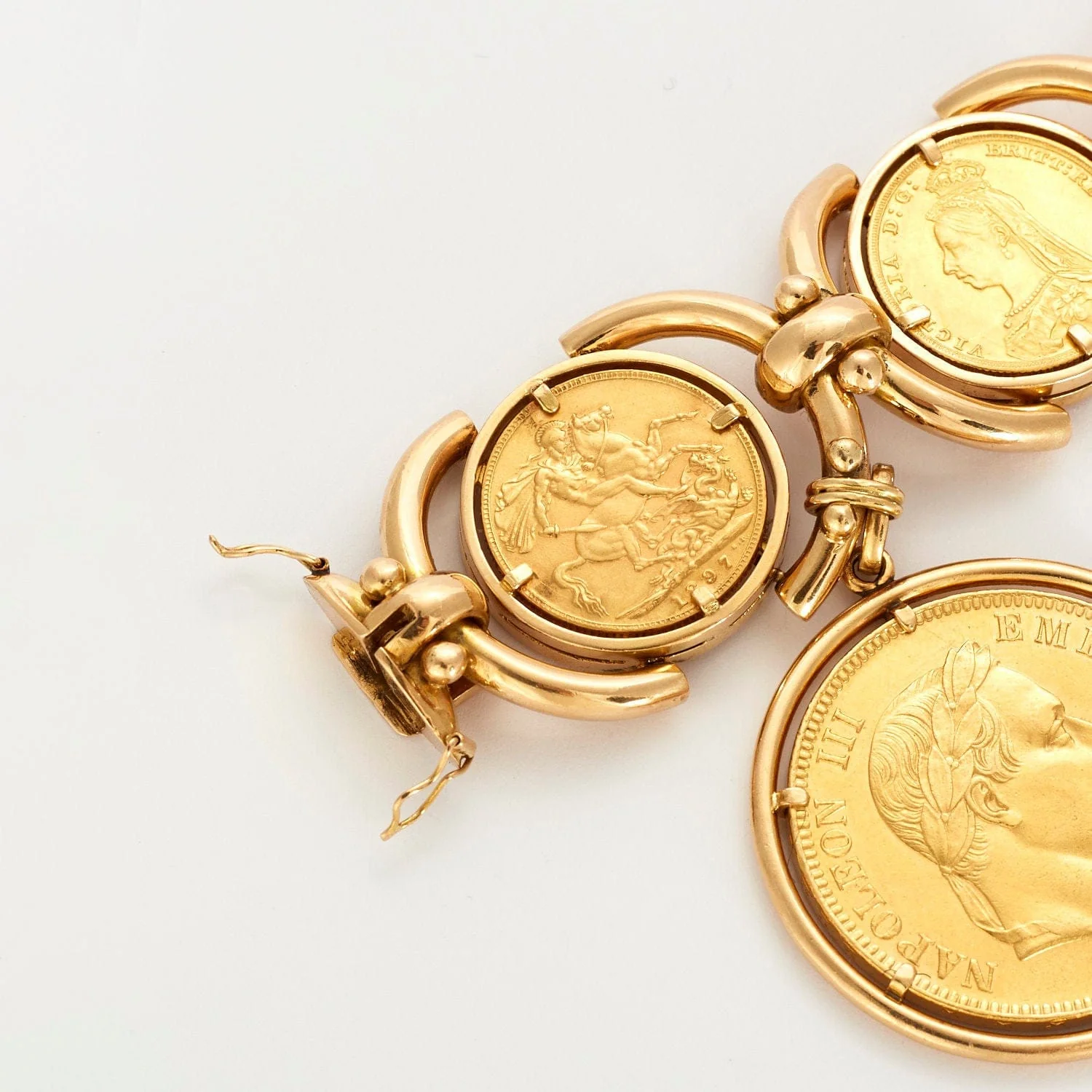 Bracelet tank yellow gold - Image 5