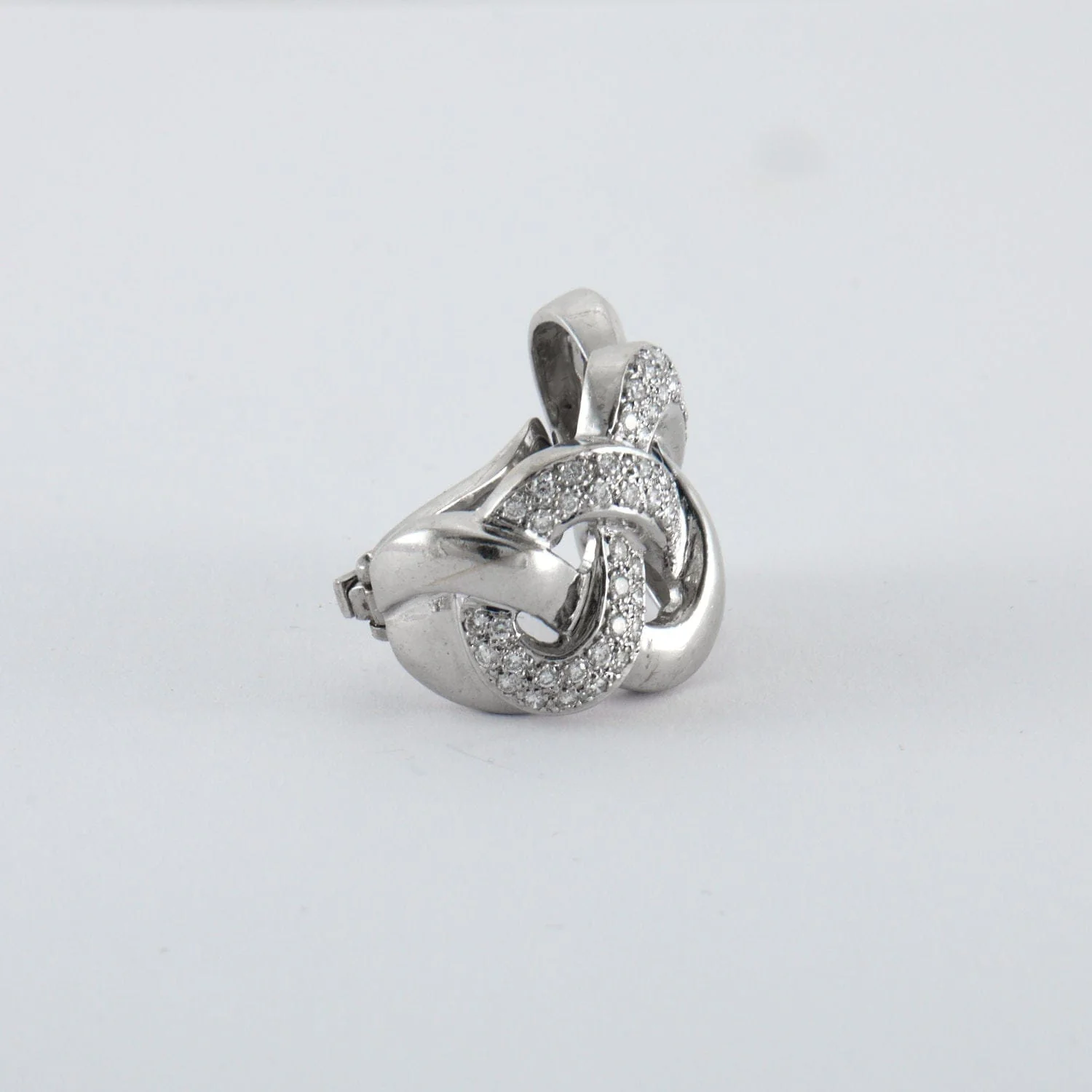 Diamond Clip Earrings