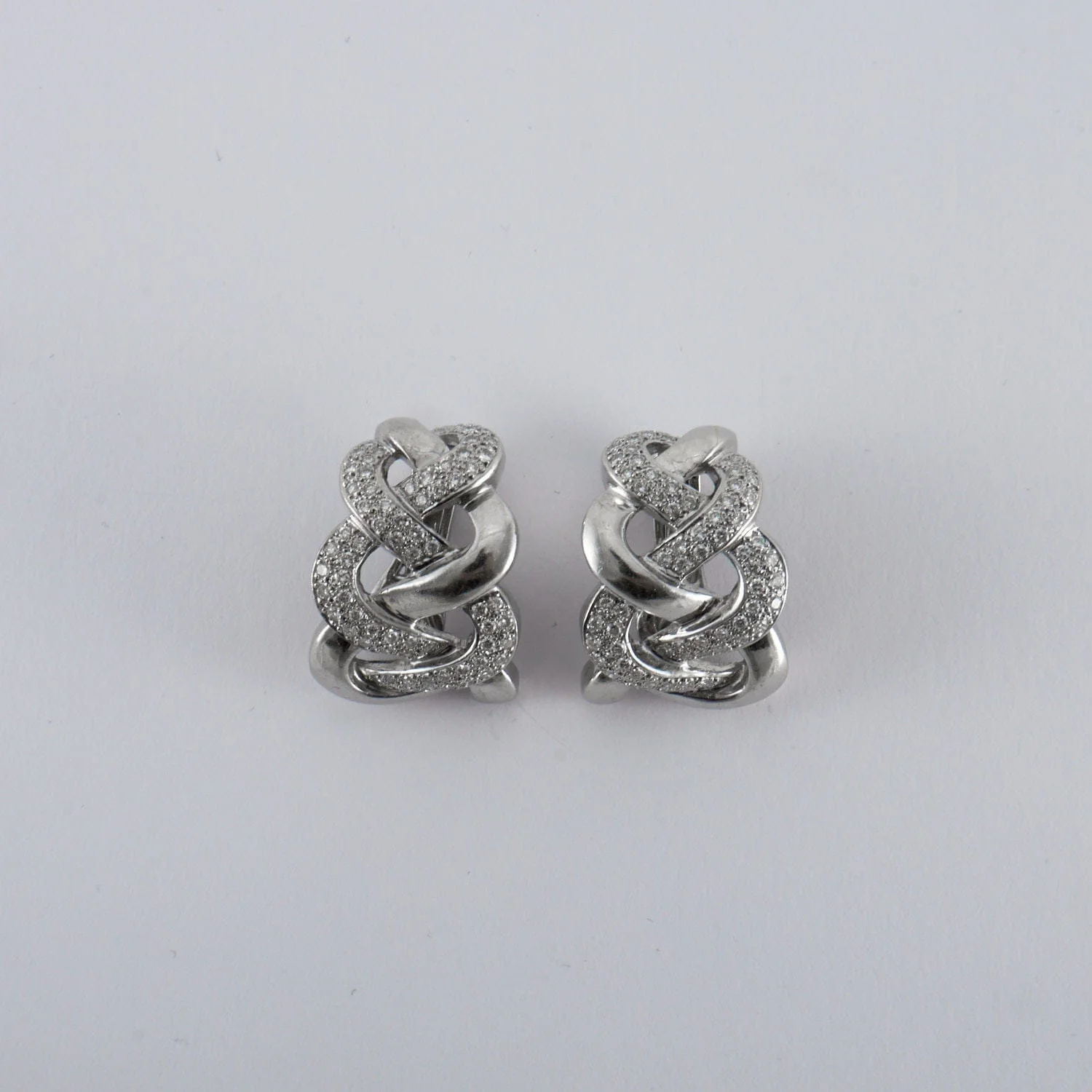 Diamond Clip Earrings - Image 6