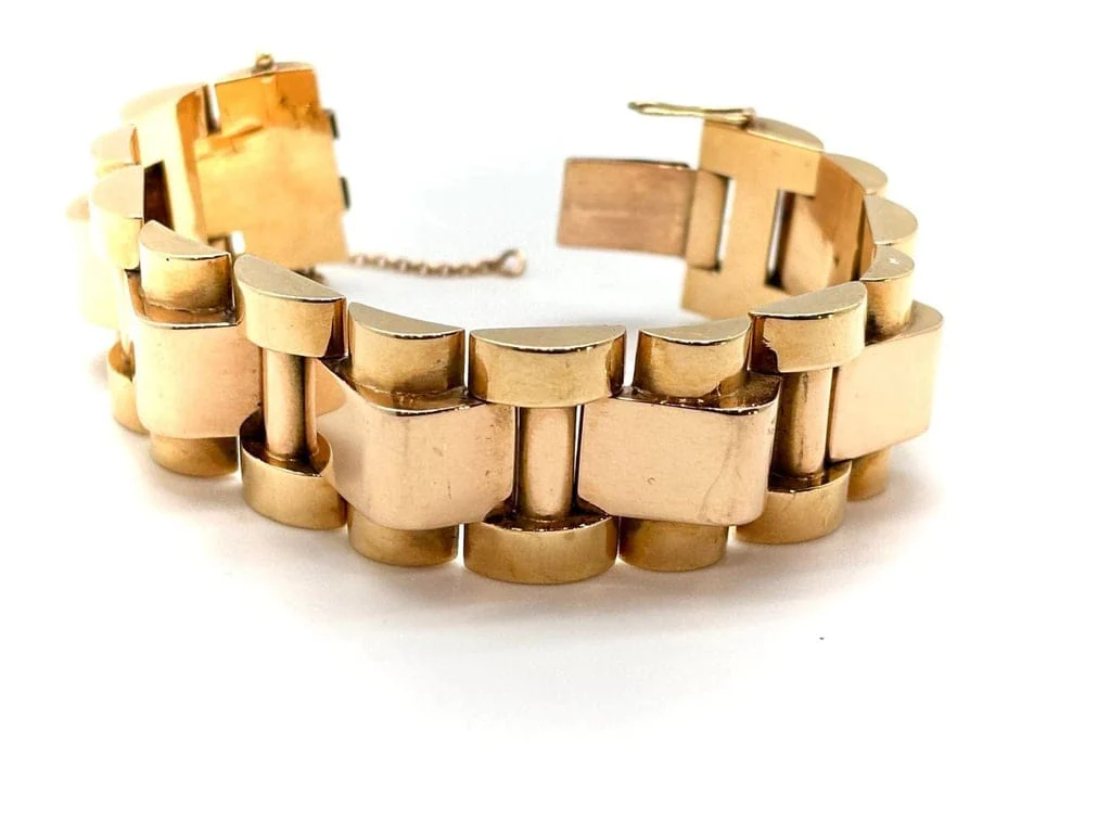 TANK yellow gold and white gold bracelet  - Image 6