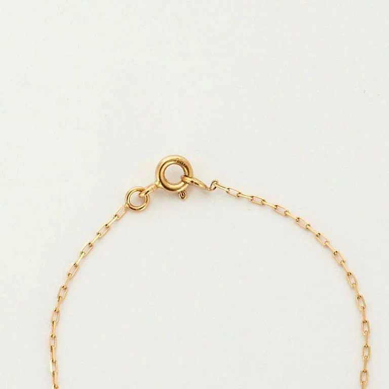 Solitaire yellow gold necklace - Image 3