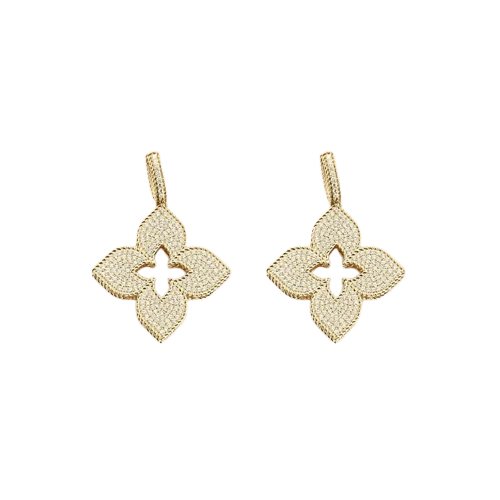 ROBERTO COIN - VENETIAN PRINCESS yellow gold earrings