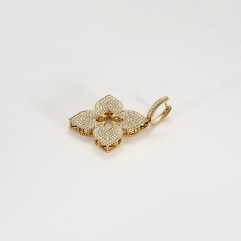 ROBERTO COIN - VENETIAN PRINCESS yellow gold earrings - Image 3