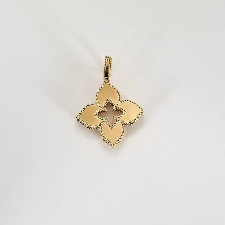 ROBERTO COIN - VENETIAN PRINCESS yellow gold earrings - Image 5