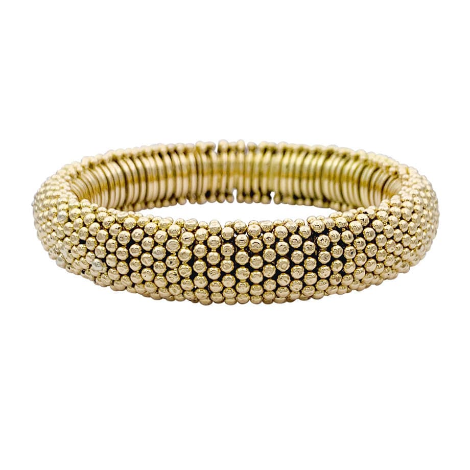 Two vintage convertible bracelets, yellow gold.