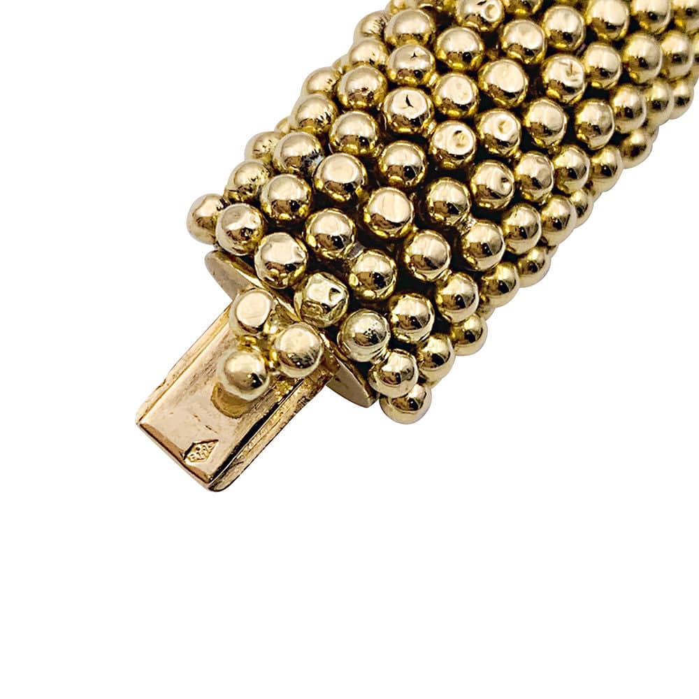 Two vintage convertible bracelets, yellow gold. - Image 10