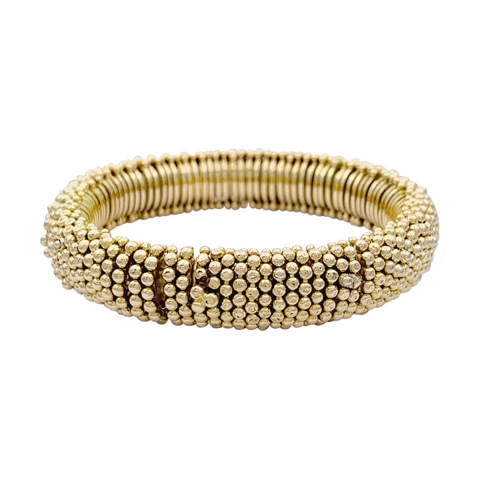 Two vintage convertible bracelets, yellow gold. - Image 8