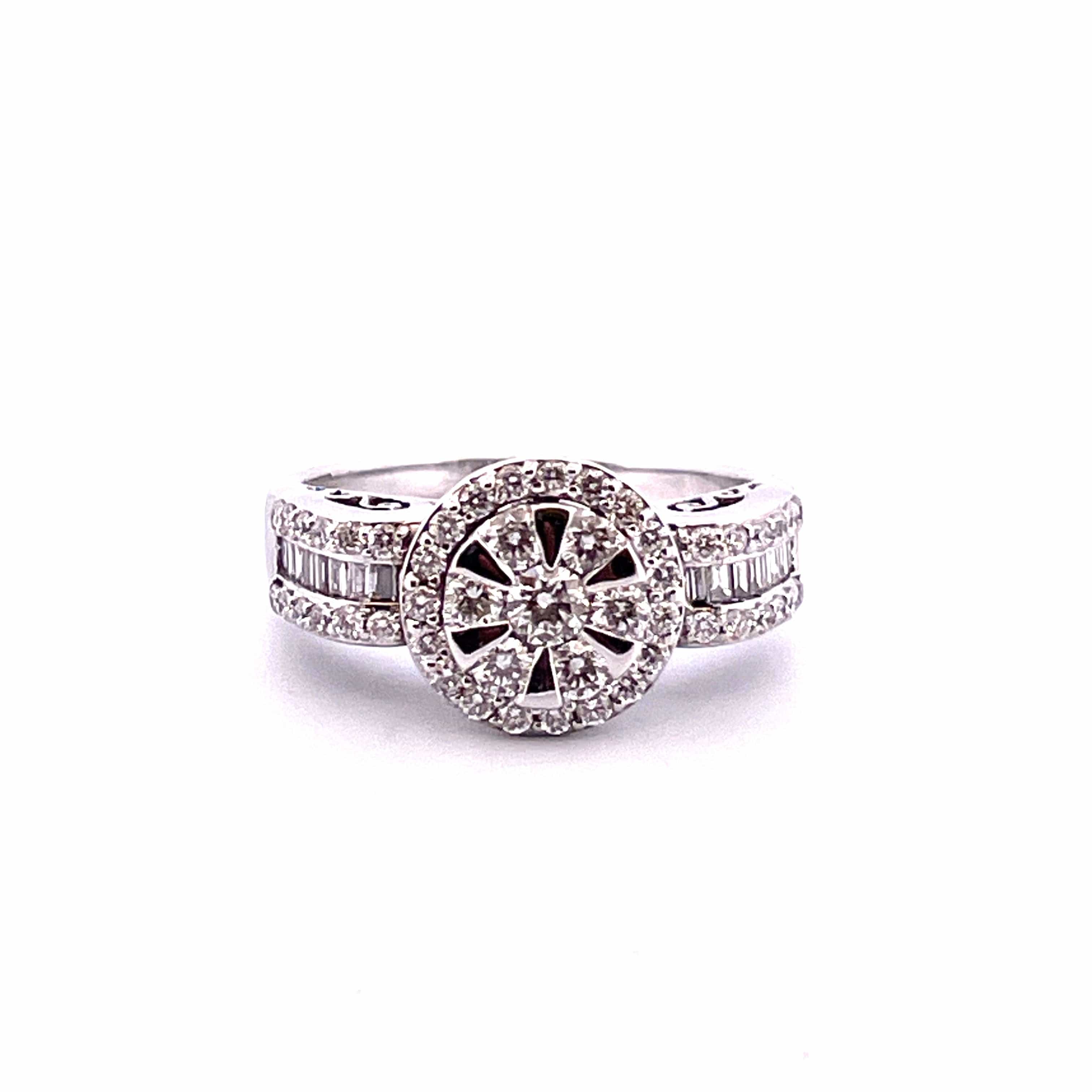 White Gold Diamond Ring
