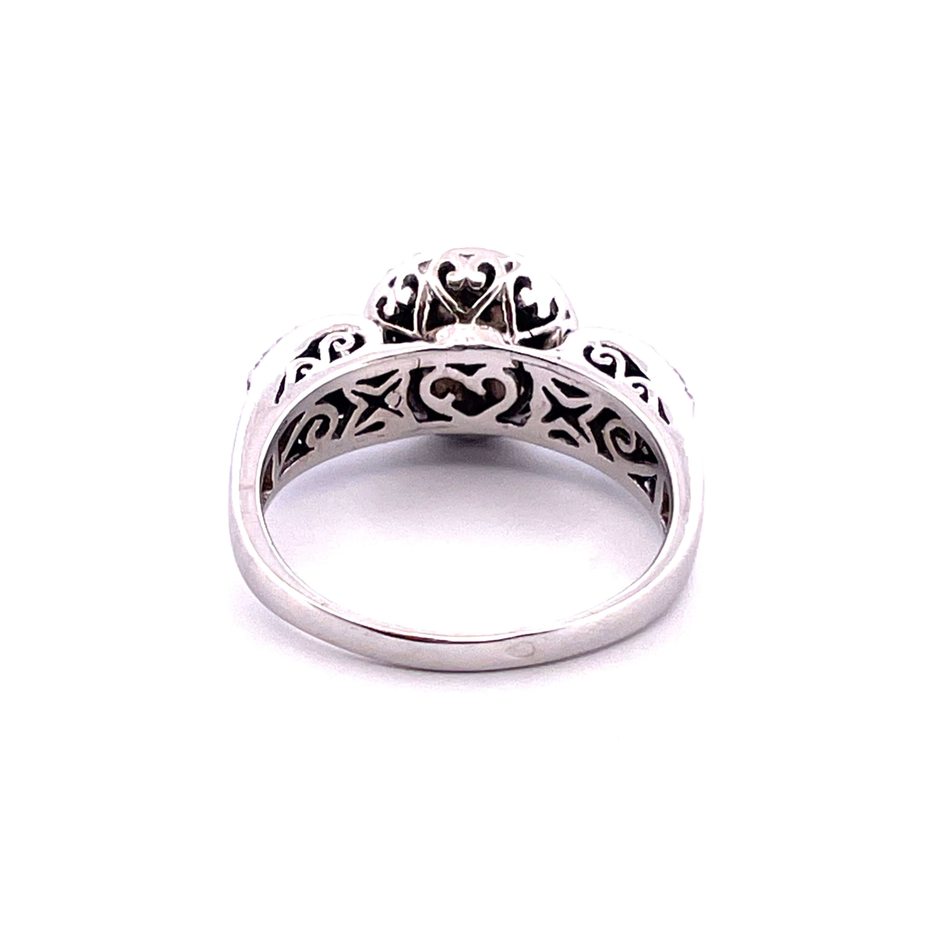 White Gold Diamond Ring - Image 7