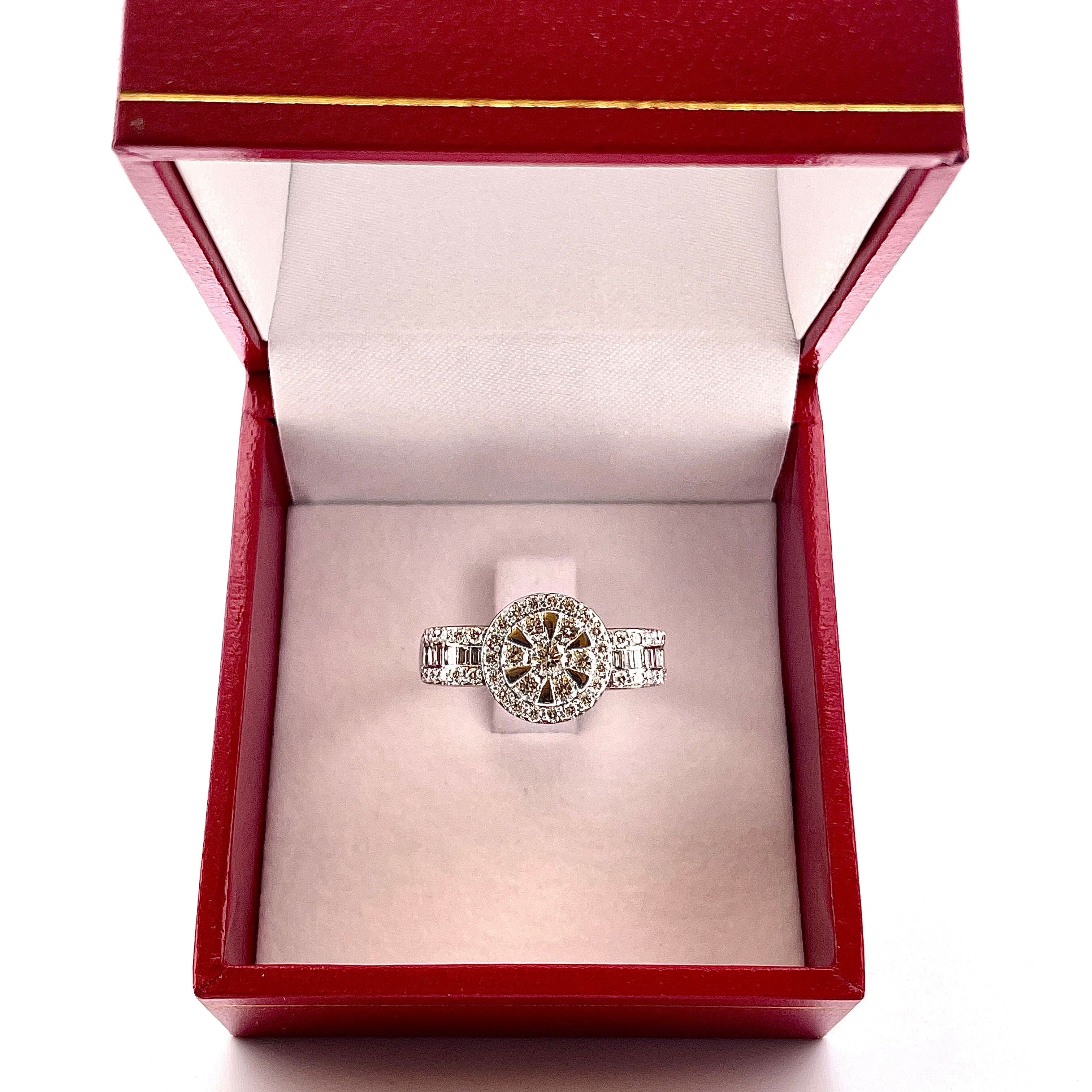 White Gold Diamond Ring - Image 8