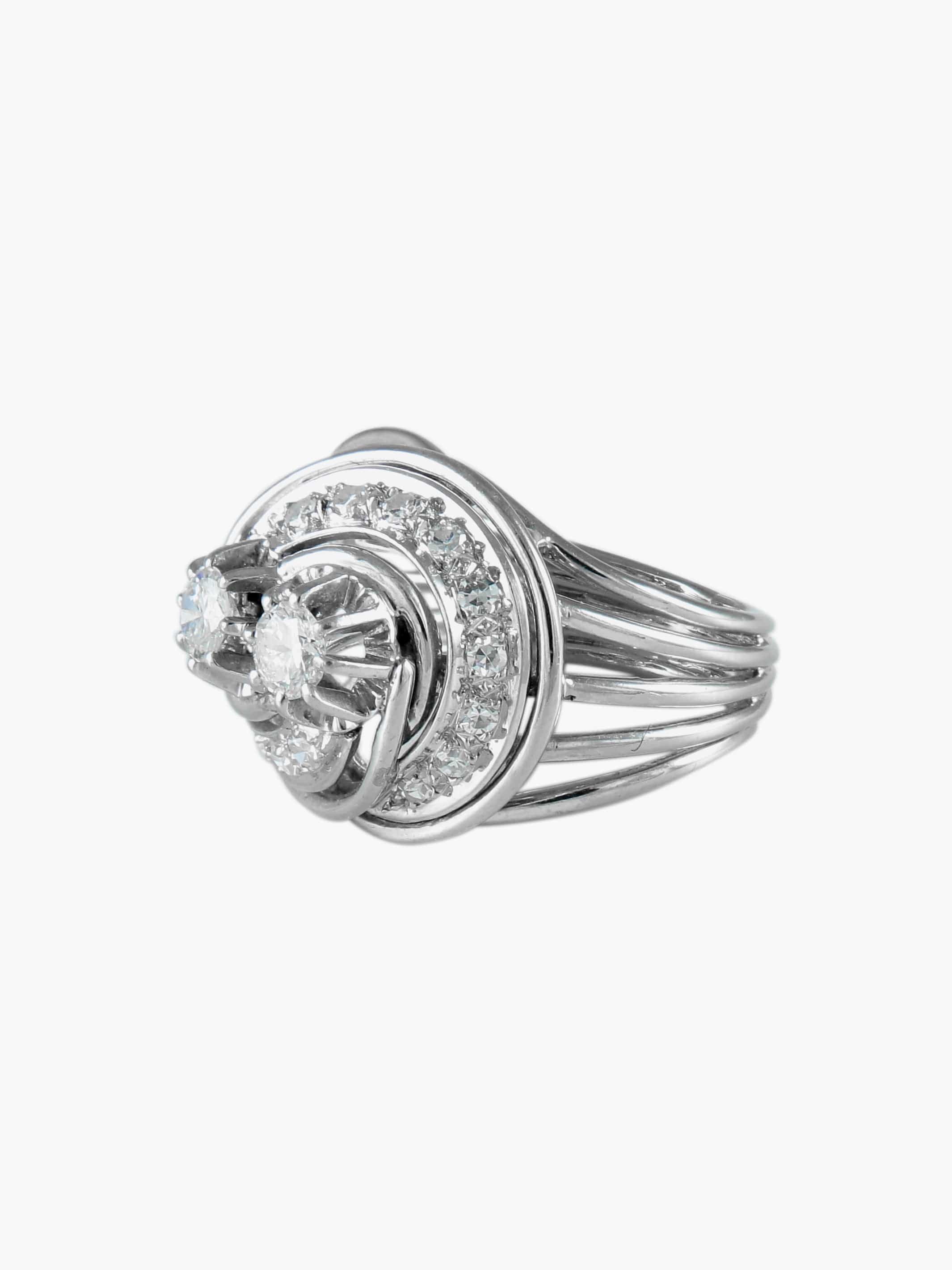2 Diamond Volute Ring - Image 3