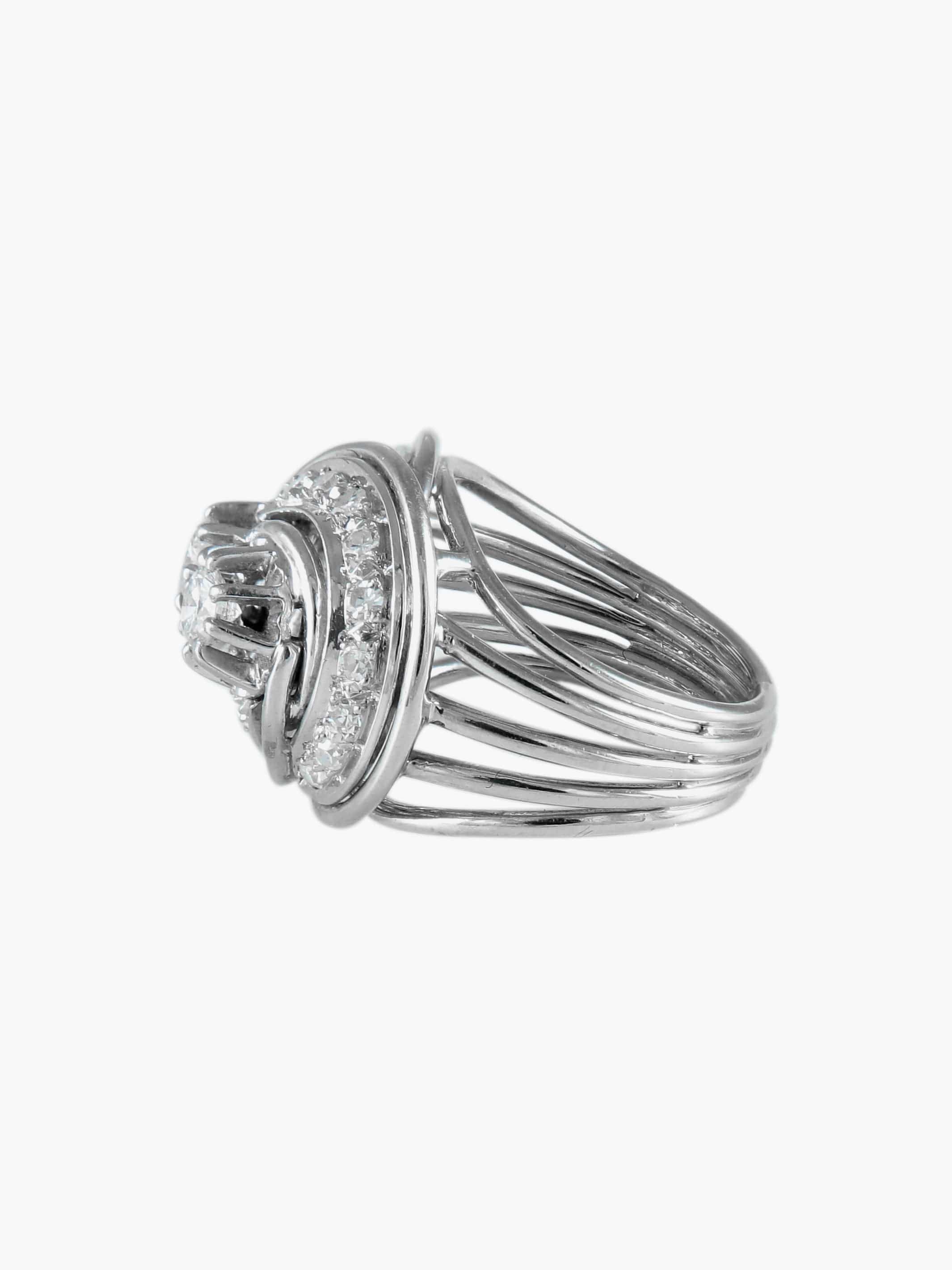 2 Diamond Volute Ring - Image 4
