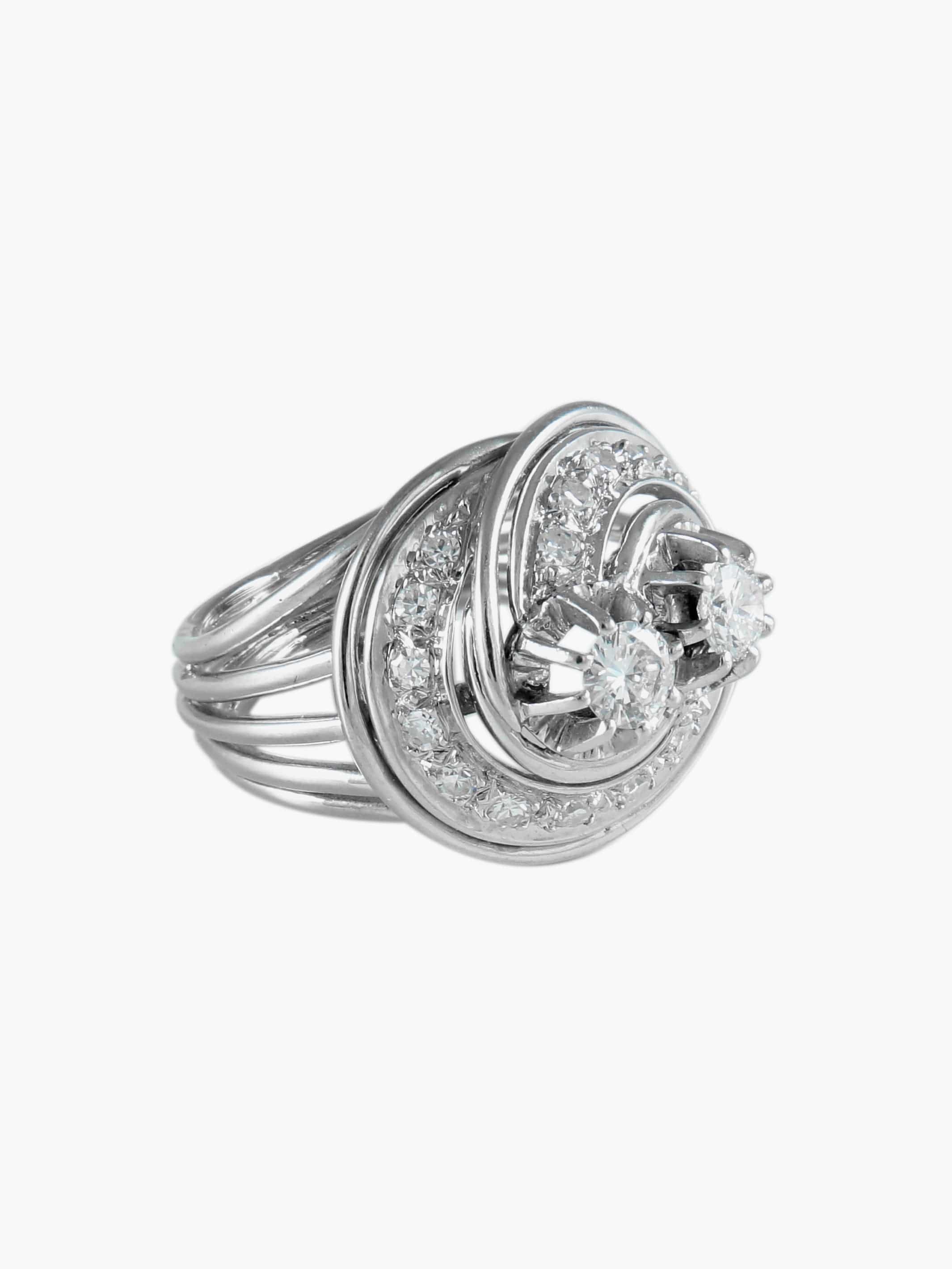 2 Diamond Volute Ring - Image 7