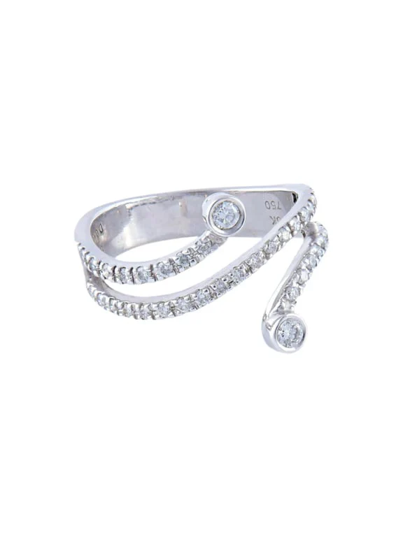 White Gold Diamond Ring - Image 2