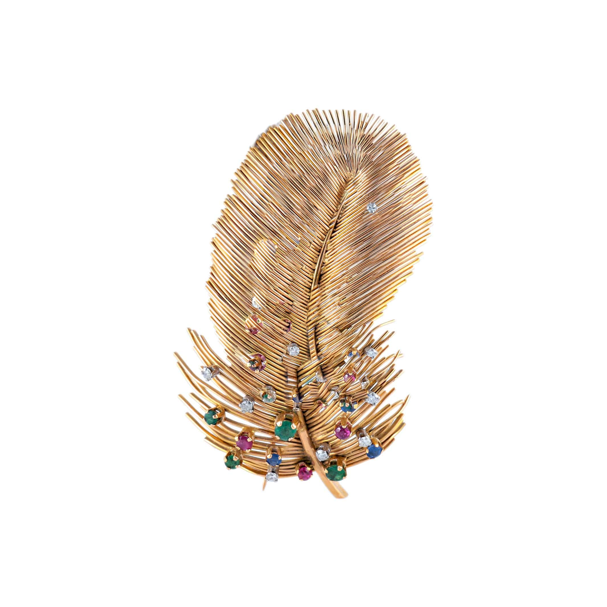 Feather Brooch
