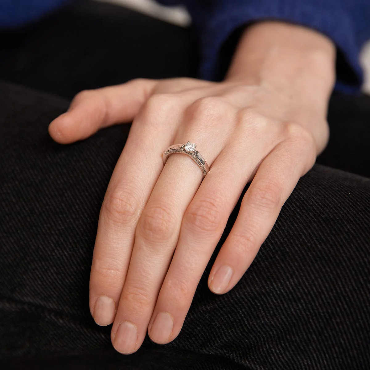 0.30 Carat Diamond Solitaire Ring - Image 2