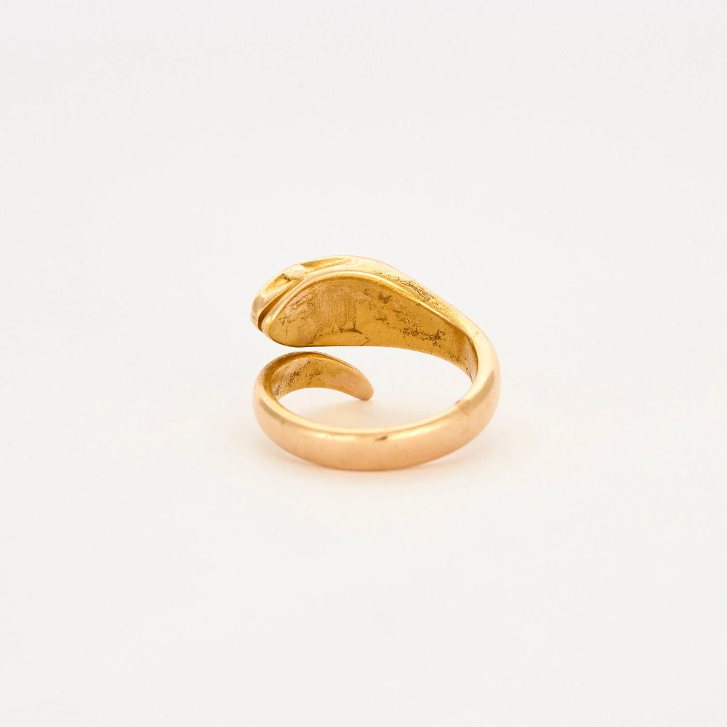 Yellow gold cobra ring - Image 3