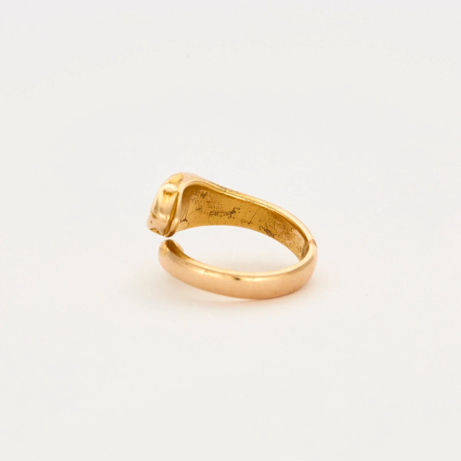 Yellow gold cobra ring - Image 4