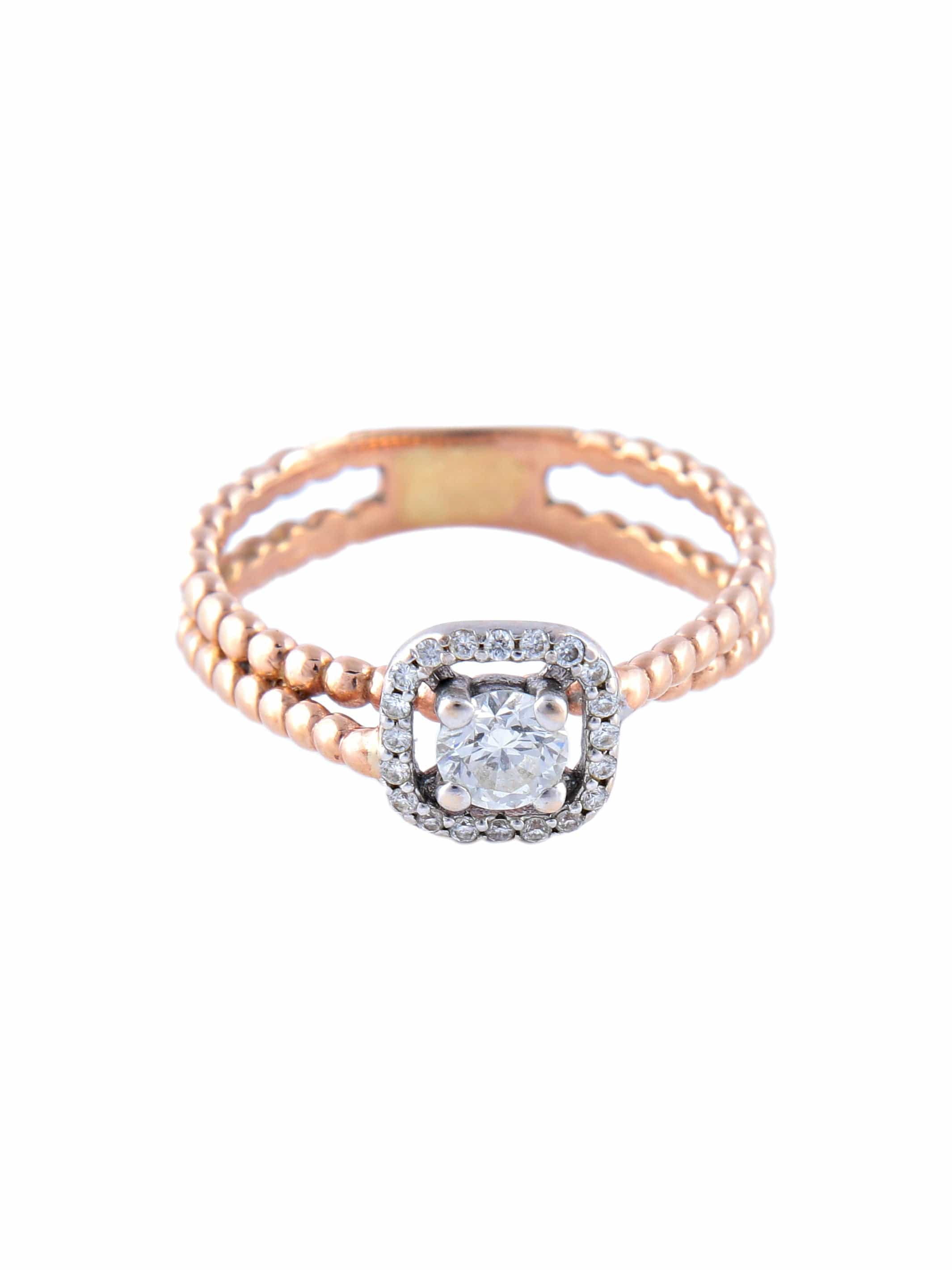 2 Gold Diamond Ring