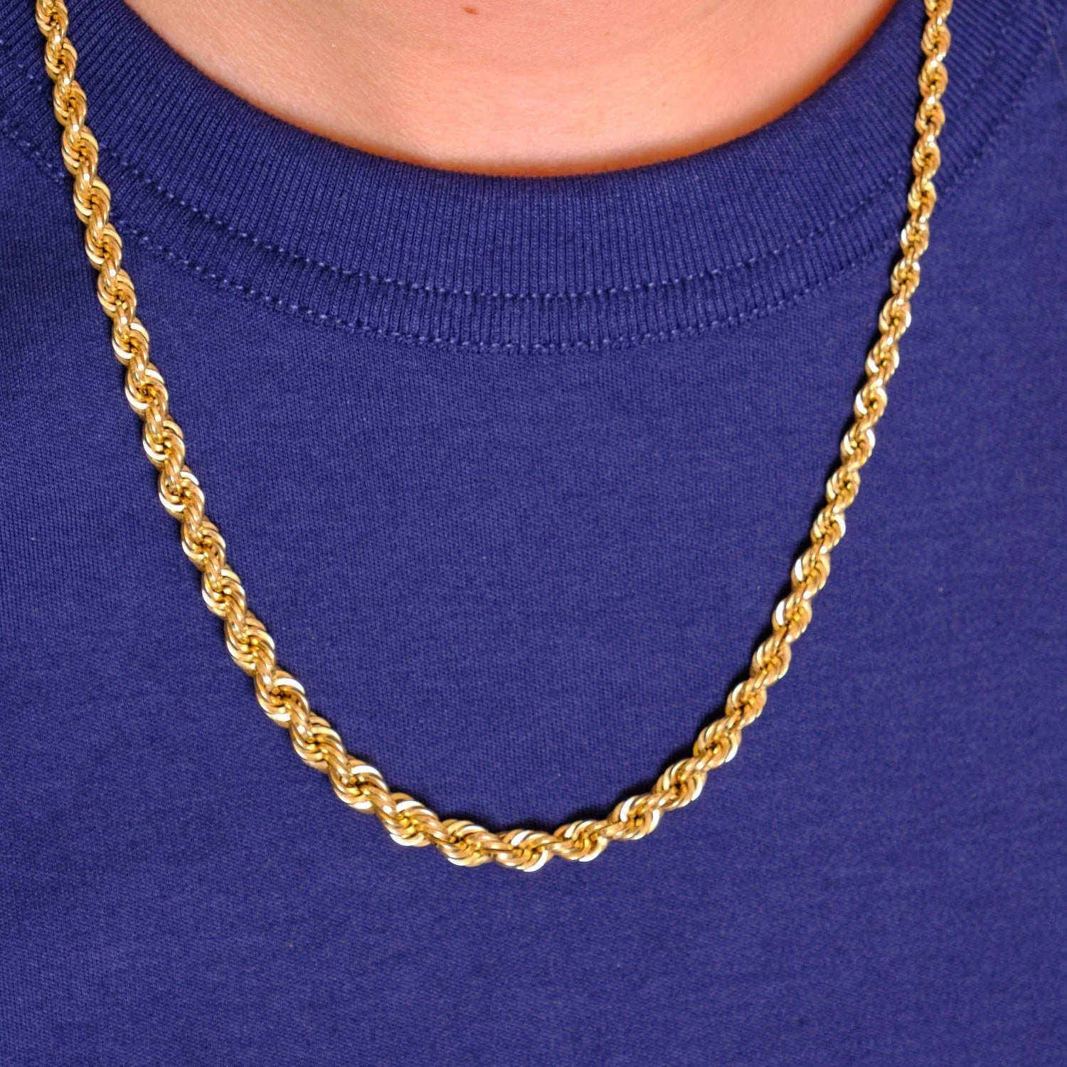 Yellow gold necklace - Image 3