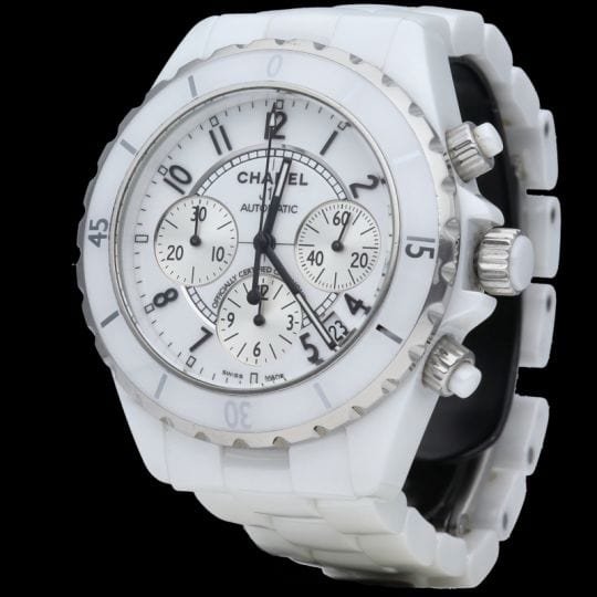 Chanel J-12 Chronograph Automatic Ceramic Watch - Image 2