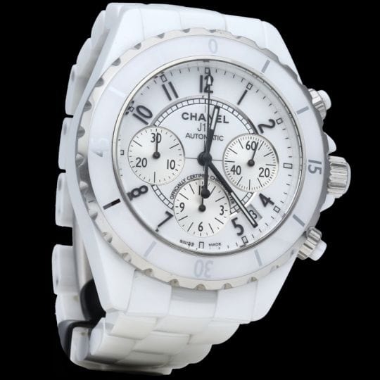 Chanel J-12 Chronograph Automatic Ceramic Watch - Image 6
