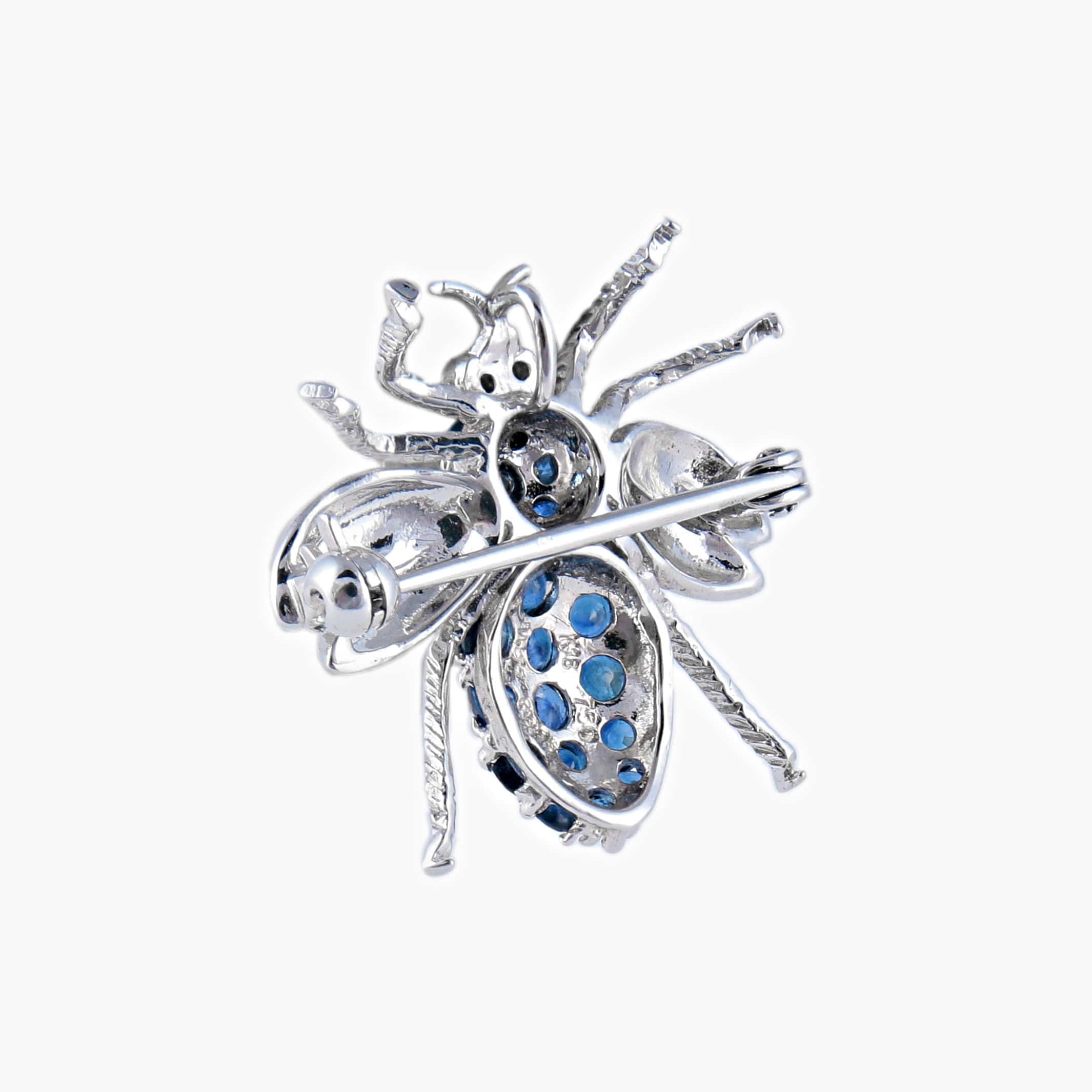 Sapphire brooch - Image 3