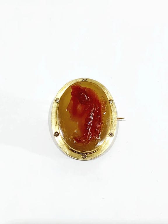 Pin cameo carnelian - Image 13