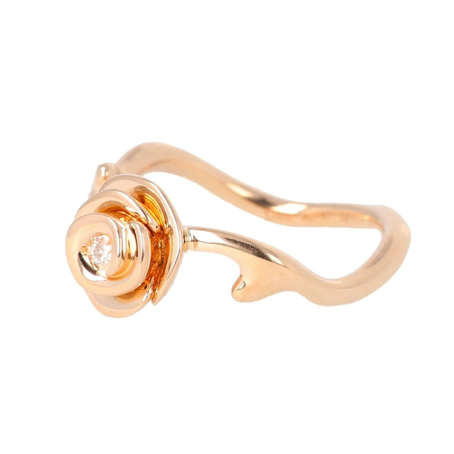 DIOR - PINK DIOR COUTURE ROSE GOLD DIAMOND RING - Image 3