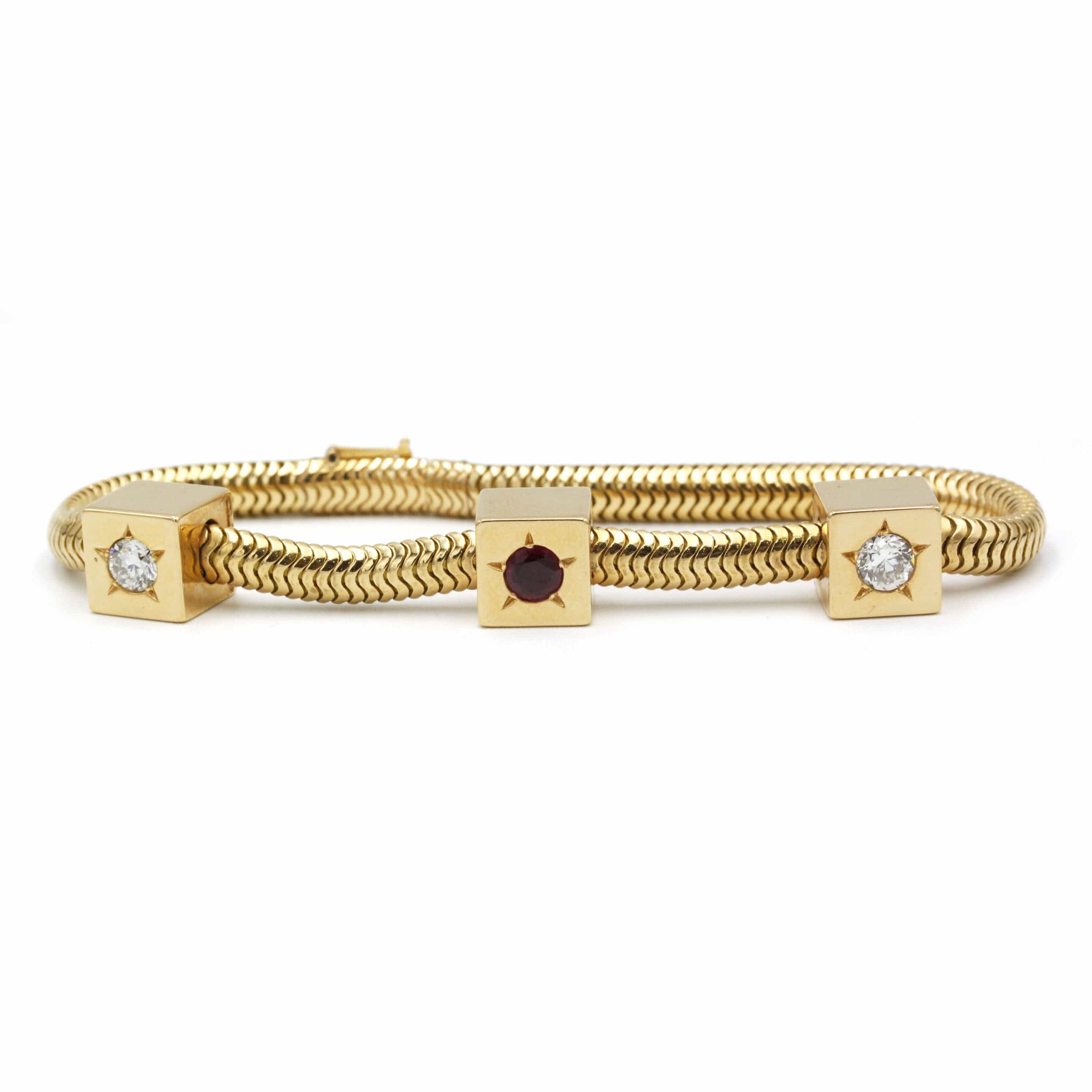 MELLERIO - Cube Bracelet Necklace