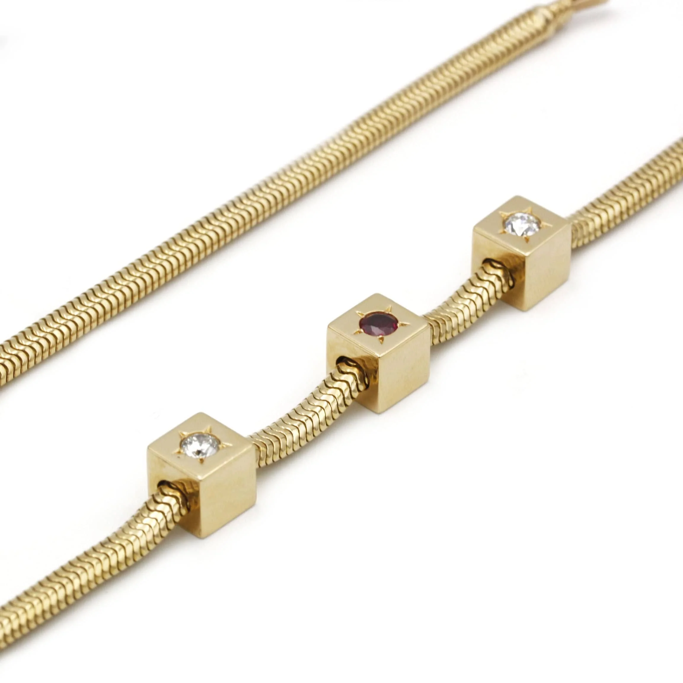 MELLERIO - Cube Bracelet Necklace - Image 2